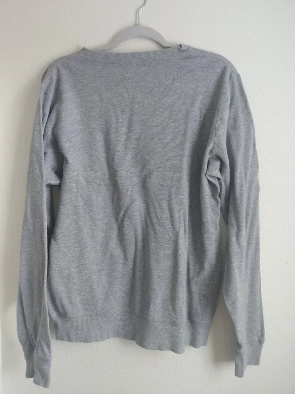 Vuori Mens Jeffrey Pullover Gray Fleece Pocket Sweater Top